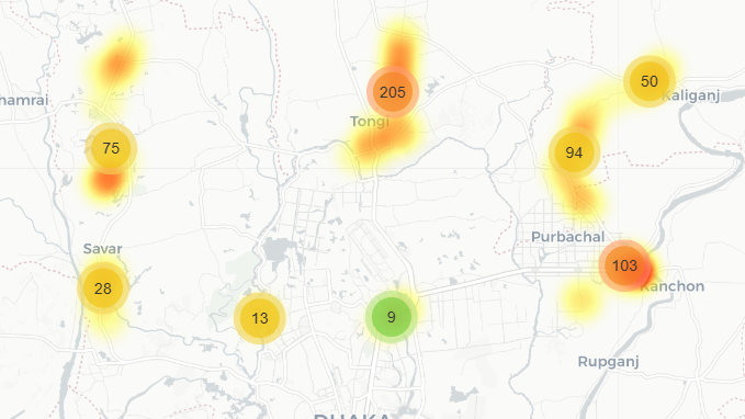 Preview of zero-shot illegal roadside waste detection and mapping from street-view imagery in Dhaka